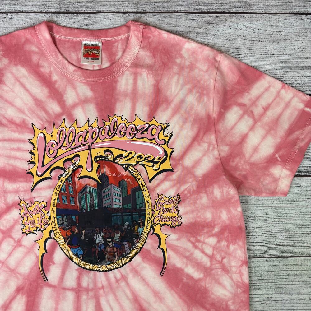 2024 Lollapalooza by Joe Fresh Goods SZA, Blink-182, & More T-shirt